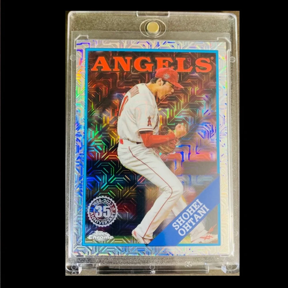 AUTHENTIC Rare Shohei Ohtani Mojo Refractor Baseball Card ~ Los Angeles Dodgers